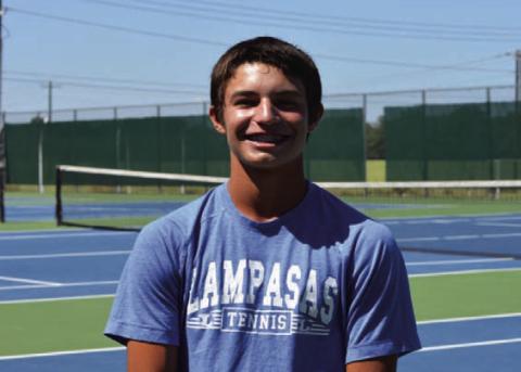 Name: Nolan Clary Class: Sophomore Sport: Tennis Favorite Athlete: Jose Altuve Favorite Hobby: Fishing Favorite Food: Quesadilla Favorite Movie: The Rookie