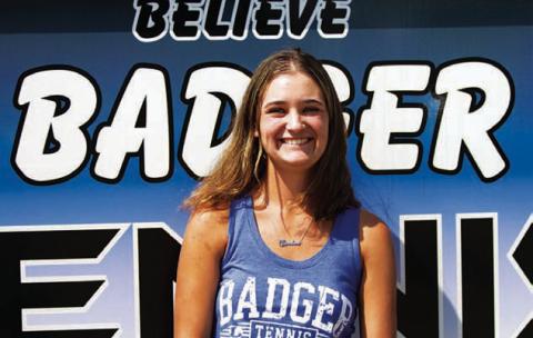 Name: Caroline White Class: Senior Sport: Tennis Favorite Teacher or Coach: Mr. Kuehne Favorite Place in Lampasas: The tennis courts One Person You Look Up To: My mom Main Goal This Season: Getting to state