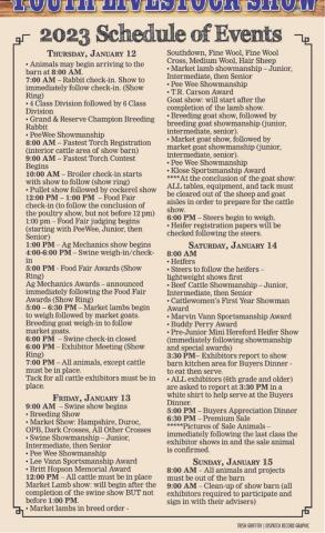 LAMPASAS COUNTY'S 86th YOUTH LIVESTOCK SHOW