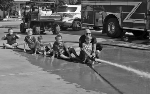 Playing with water, not fire