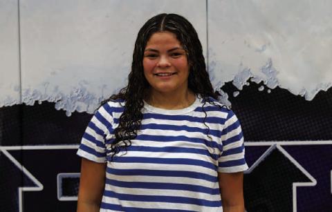 Name: Adalynn Munoz Class: Freshman Sport: Volleyball, Softball and Basketball Favorite Teacher or Coach: Coach Tippie Favorite Place in Lampasas: Lollie’s One Person You Look Up To: My mom Main Goal This Season: To succeed