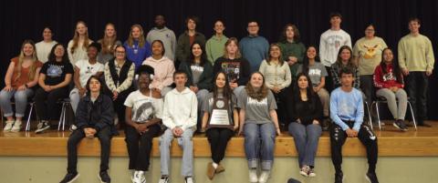 Lampasas High School finished as the district runner-up at the District 24-4A UIL Academic, Speech and Debate tournament at Burnet High School held March 25-26. Pictured are students who competed at the district meet. ERICK MITCHELL | DISPATCH RECORD