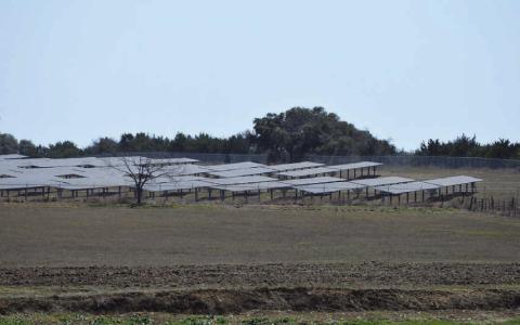A solar farm, such as this one in Williamson County just off U.S. Highway 183, could become eligible for tax abatement incentives in Lampasas County after new guidelines were adopted this week by the Lampasas County Commissioners Court. ERICK MITCHELL | DISPATCH RECORD