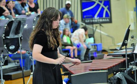 Student bands hold spring concert