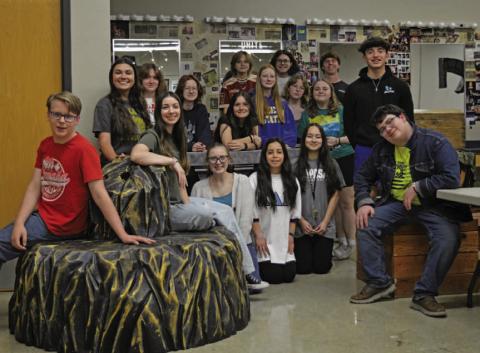 ERICK MITCHELL | DISPATCH RECORD Lampasas High School One-Act Play students said theatre develops their skills in language as well as their ability to accept criticism.
