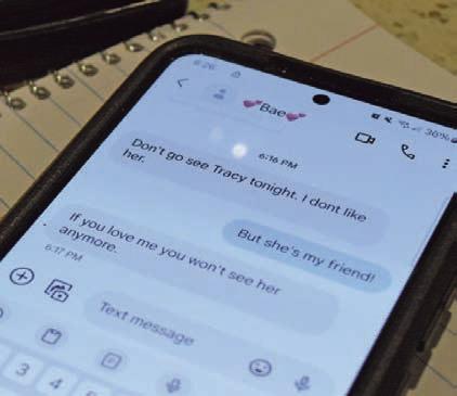 Verbal manipulation and isolation from friends are tools that abusers use in relationships. ALEXANDRIA RANDOLPH | DISPATCH RECORD