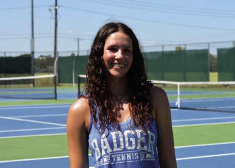  Name: Ellie Pieser Class: Junior Sport: Tennis Favorite Athlete: Caroline White Favorite Hobby: Tennis Favorite Food: Chobani flip yogurt Favorite Movie: Inception
