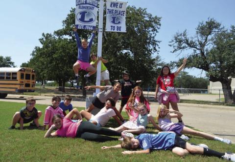 K-Kids is a select group of fifth-graders at Kline Whitis Elementary. These students are chosen to serve as leaders on campus and to provide mentorship to their younger peers. ERICK MITCHELL | DISPATCH RECORD
