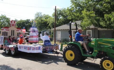 Happy Birthday Lampasas! Spring Ho 2023 would not have been complete without a shout to celebrate the upcoming sesquicentennial of the city. joycesarah mccabe | dispatch record
