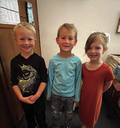Pictured left to right are Chase Hart, Wyatt Boivin and Charlie Sneed. COURTESY PHOTO