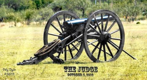 “The Judge” will be on display Tuesday from 2-6 p.m. at the Lampasas VFW Post No. 8539. The public is invited to come learn more about this full-scale reproduction of a Civil War-era cannon. courtesy photo