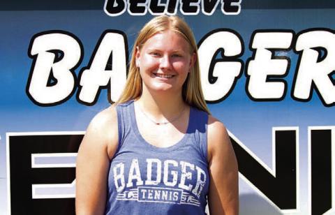 Name: Sydney Unger Class: Senior Sport: Tennis Favorite Teacher or Coach: Coach Gehring Favorite Place in Lampasas: Mojo’s One Person You Look Up To: My Mom Main Goal This Season: Enjoy my last year