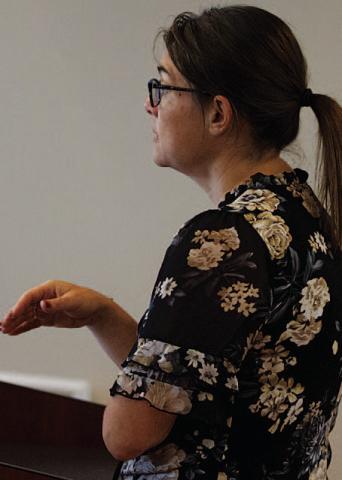 City Manager Erin Corbell is working through the budget season with Lampasas City Council members. She submitted her resignation in May, stating she would remain on board until her replacement is hired. HUNTER KING | DISPATCH RECORD