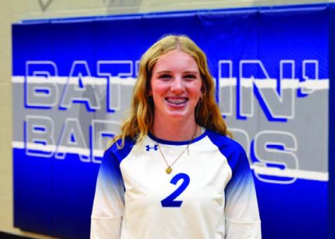  Name: Ellie Felkner Class: Junior Sport: Volleyball Favorite Athlete: Alex Bower Favorite Hobby: Baking Favorite Food: Chicken Alfredo Favorite Movie: Remember the Titans