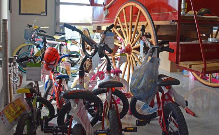 Bicycles and toys for older children are on the wish list of the Lampasas Fire Department this season. In conjunction with the Lampasas Police Department, the fire department is hosting a Toy Drive to benefit area families. file photo | dispatch record