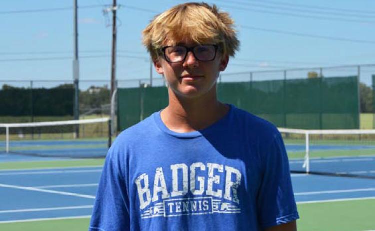 Name: Jack Allison Class: Sophomore Sport: Tennis Favorite Athlete: Carlos Alcaraz Favorite Hobby: Cooking Favorite Food: Tacos Favorite Movie: Spider-Man Brand New Day