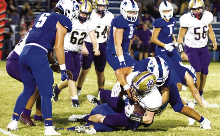 Landon Richardson played well at safety in his final home game as a Badger. HUNTER KING | DISPATCH RECORD