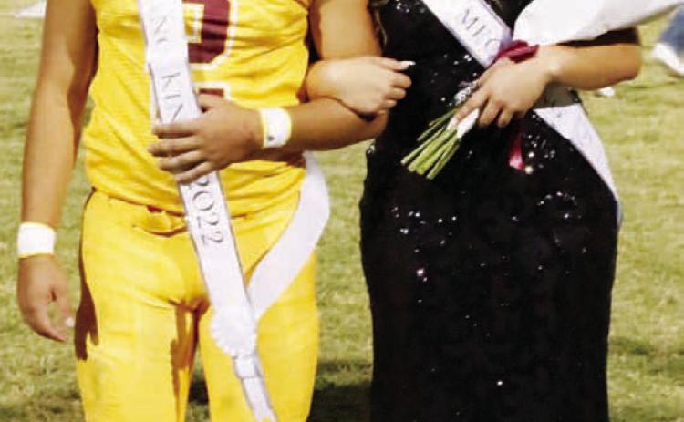MASON HINES | DISPATCH RECORD Tim Juarez and Jasmine Gama were named King and Queen at