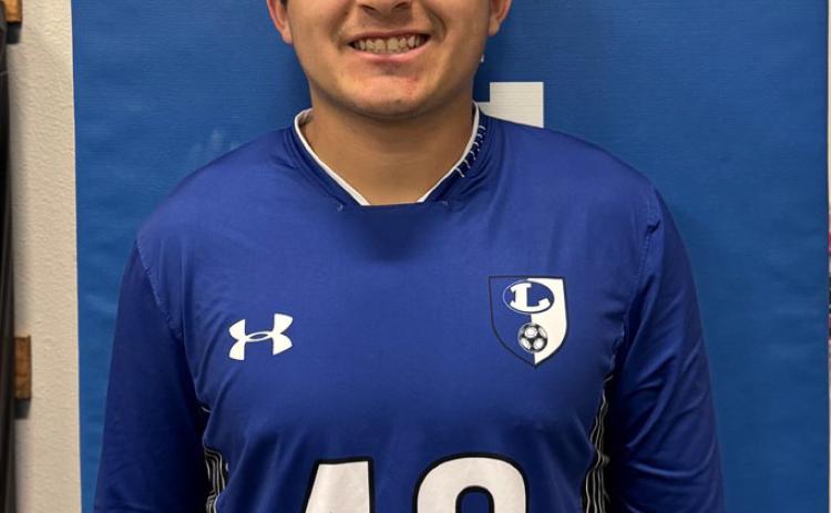 Name: Ayden Vanliew Class: Senior Sport: Soccer, Track and Football Favorite Teacher or Coach: Coach Vanliew Favorite Place in Lampasas: Memo’s One Person You Look Up To: Lebron James Main Goal This Season: Win a defensive award