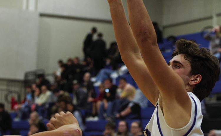 HUNTER KING | DISPATCH RECORD Trent Seneca made the buzzer beating shot to win against Gatesville on Tuesday afternoon.