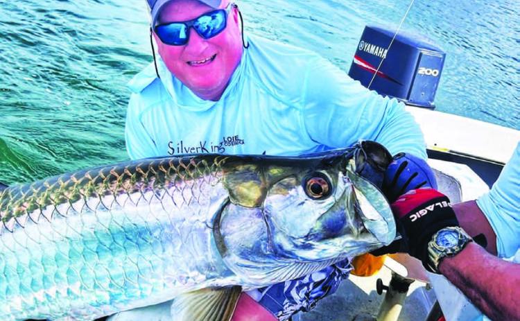 Metcalf also takes veterans on a tarpon fishing trip every year down in Costa Rica. COURTESY PHOTO | ERIC METCALF