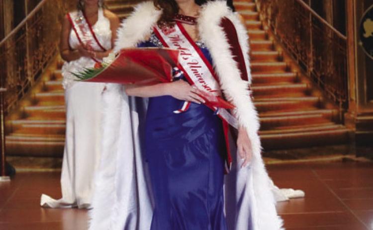 McKenna Harpster was crowned the 2027 World’s Universal Girl at the Our Little Miss World Competition held in Nashville, Tennessee. COURTESY PHOTO