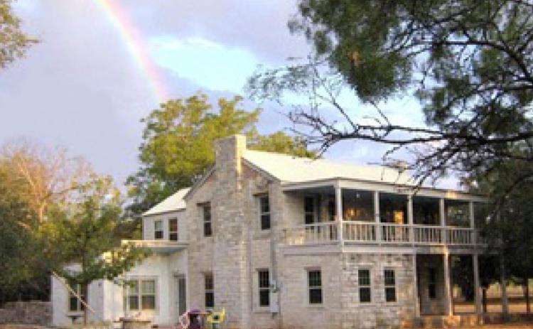 Pablo and Beverly Solomon’s 1856 stone ranch house was built by Moses Hughes, one of the early settlers of the area. COURTESY PHOTO