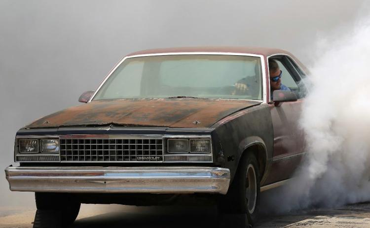 The burnout competition is a crowd-pleaser at the Sulphur Creek Car Cruise. Sponsored by Advanced Window Tint, the annual event takes place at W.M. Brook Park. FILE PHOTO