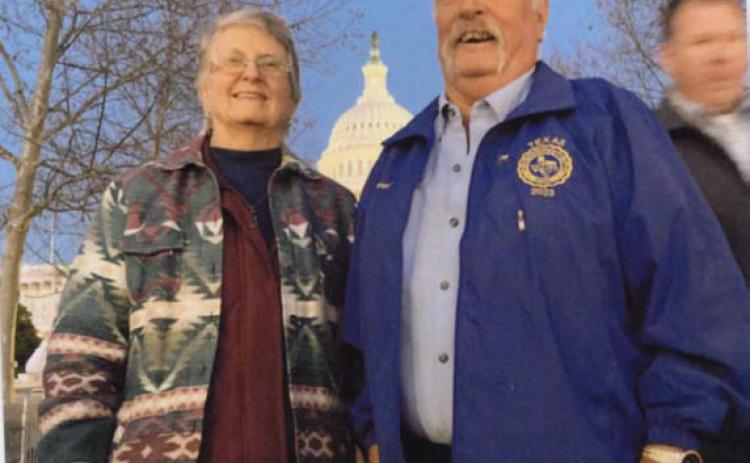 Clovia and Tommy Ketchum were in the nation’s capital recently to attend a National Young Farmers Educational Association conference. Tommy Ketchum is president of the organization this term. courtesy photo