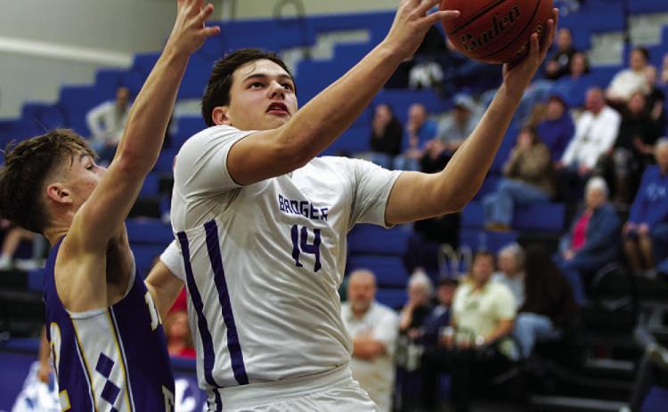 HUNTER KING | DISPATCH RECORD Dylan Polmanteer has been an efficient scorer off the bench for the Badgers.