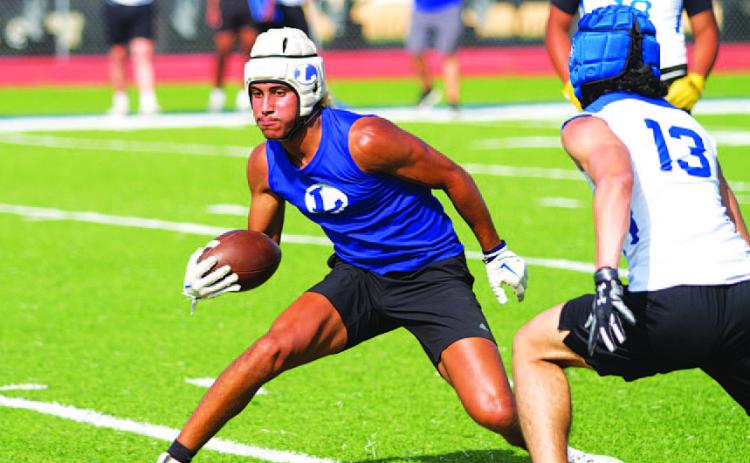 Jaden McElwain will make an impact at receiver in 2025. FILE PHOTO