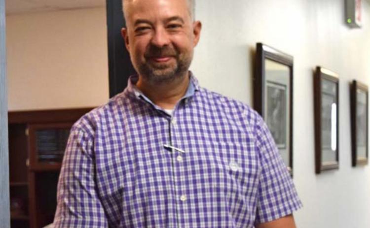 Newly appointed Lampasas Police Chief Jody Cummings will soon move into his new office in the Lampasas Police Department. He represents the third generation of law enforcement officers in the Cummings family. ALEXANDRIA RANDOLPH | DISPATCH RECORD
