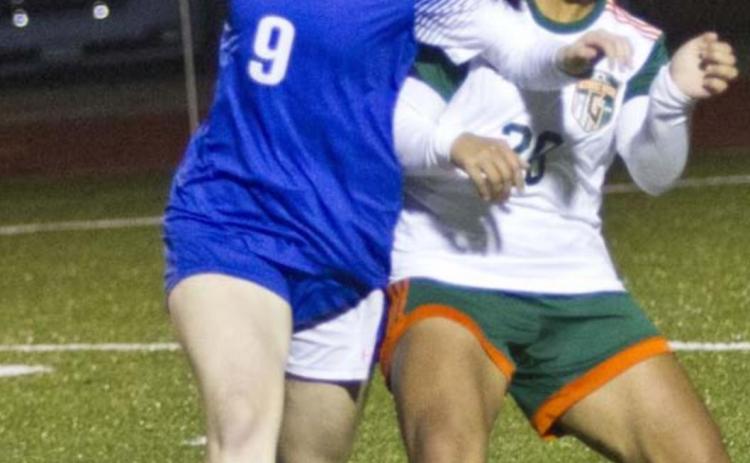 Bella Lindsey, left, was named co-Newcomer of the Year in alldistrict soccer. FILE PHOTO
