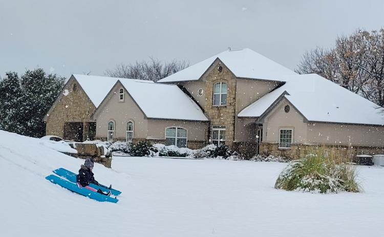 Rylie and PJ Wood sled at Fawn Acres.