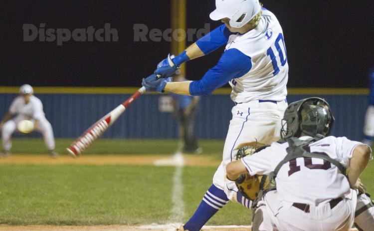 Ace Whitehead batted 2-3 with a two-RBI homer.