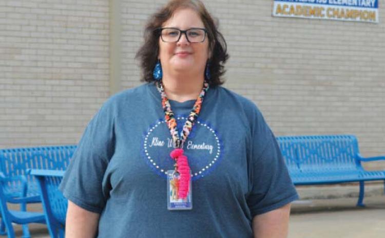ERICK MITCHELL | DISPATCH RECORD Special education teacher Kristina Adolph has been chosen the Lampasas ISD Elementary Teacher of the Year.