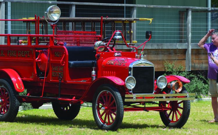 This 1924 Ford fire truck is on display at the Santa Fe Depot property. During Forward Lampasas’ meeting May 29, attendees has the chance to view this piece of history.