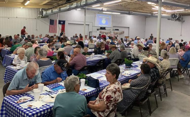 More than 140 local Farm Bureau members attended the county convention last week at the Lampasas County Youth Livestock Center. Steve forsythe | courtesy photo
