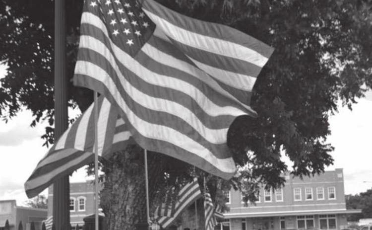 Banner honors the nation over July 4 weekend