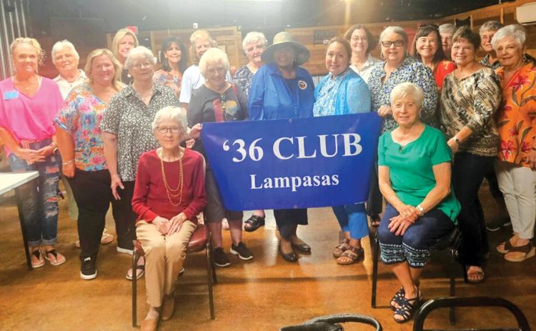 courtesy photo Members of the GFWC ’36 Club gathered at Putters &amp; Gutters Fun Center for a luncheon to kick off the new club year.