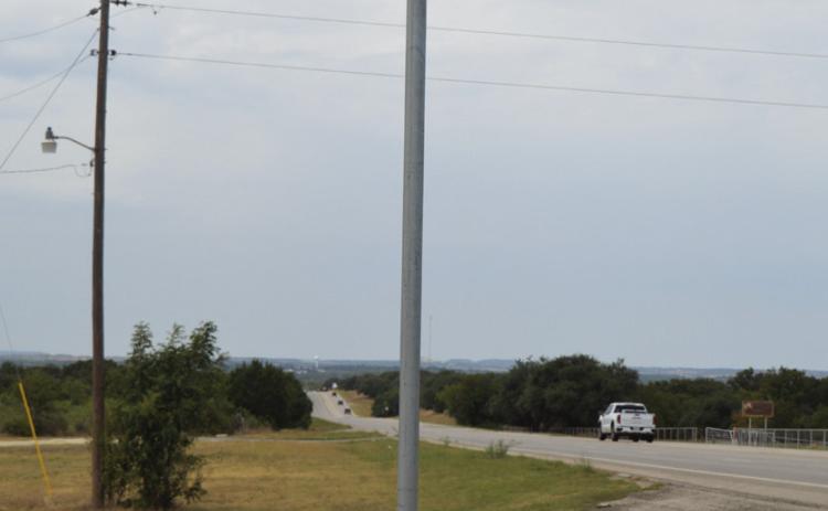 This camera is situated on the south side of Lampasas along U.S. Highway 183, and it photographs vehicles entering and exiting the city. ERICK MITCHELL | DISPATCH RECORD
