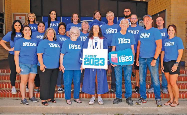 The Brown family has been in Lampasas more than 100 years and includes several generations of Lampasas High School graduates. courtesy photo