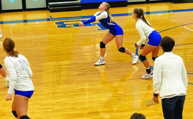 Lady Badgers lose four-set match against  Academy; hit the road this week