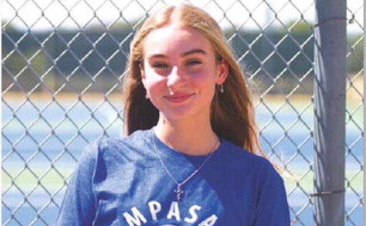 Name: Loretta Hodges Class: Junior Sport: Tennis Favorite Movie: The Endless Summer Favorite Midnight Snack: Pretzel Sticks Favorite Social Media: Instagram Main Goal This Season: Improve my record from last year