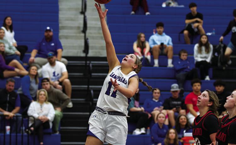 Mia Mulcahy had her best scoring game as a varsity player last Friday night against Florence. HUNTER KING | DISPATCH RECORD