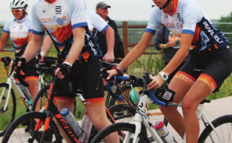 Cyclists were in Lampasas County for the start of last year’s ATLAS 4000 ride. FILE PHOTO