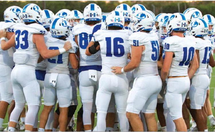 The football team is off this week before hosting Burnet to start district play next Friday. HUNTER KING | DISPATCH RECORD