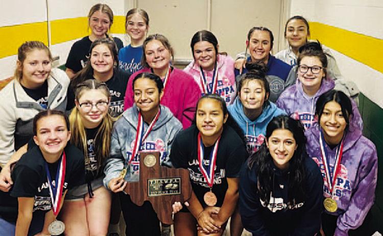Four Lady Badgers are heading to the state powerlifting competition after their performance at the regional meet. COURTESY PHOTO