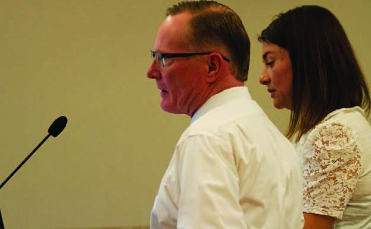 New Public Works Director John McElroy was introduced to the council last week by City Manager Erin Corbell. McElroy begins his duties today with Lampasas. HUNTER KING | DISPATCH RECORD