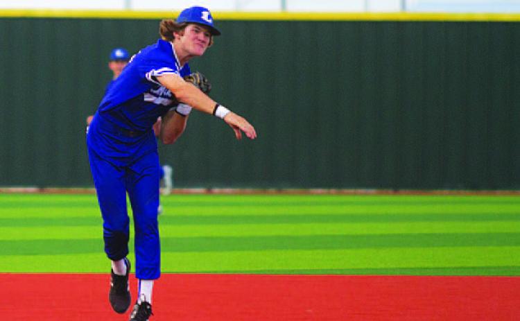 HUNTER KING | DISPATCH RECORD Timber Gholson has played all around the field for the Badgers this season.